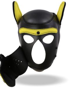 Máscara de Perro (Neopreno y Hocico Extraíble)