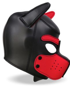Máscara de Perro (Neopreno y Hocico Extraíble)